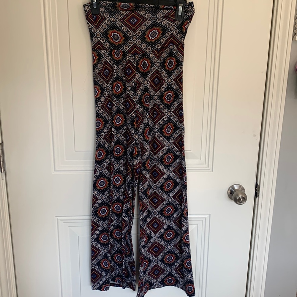 Printed soft flows pants